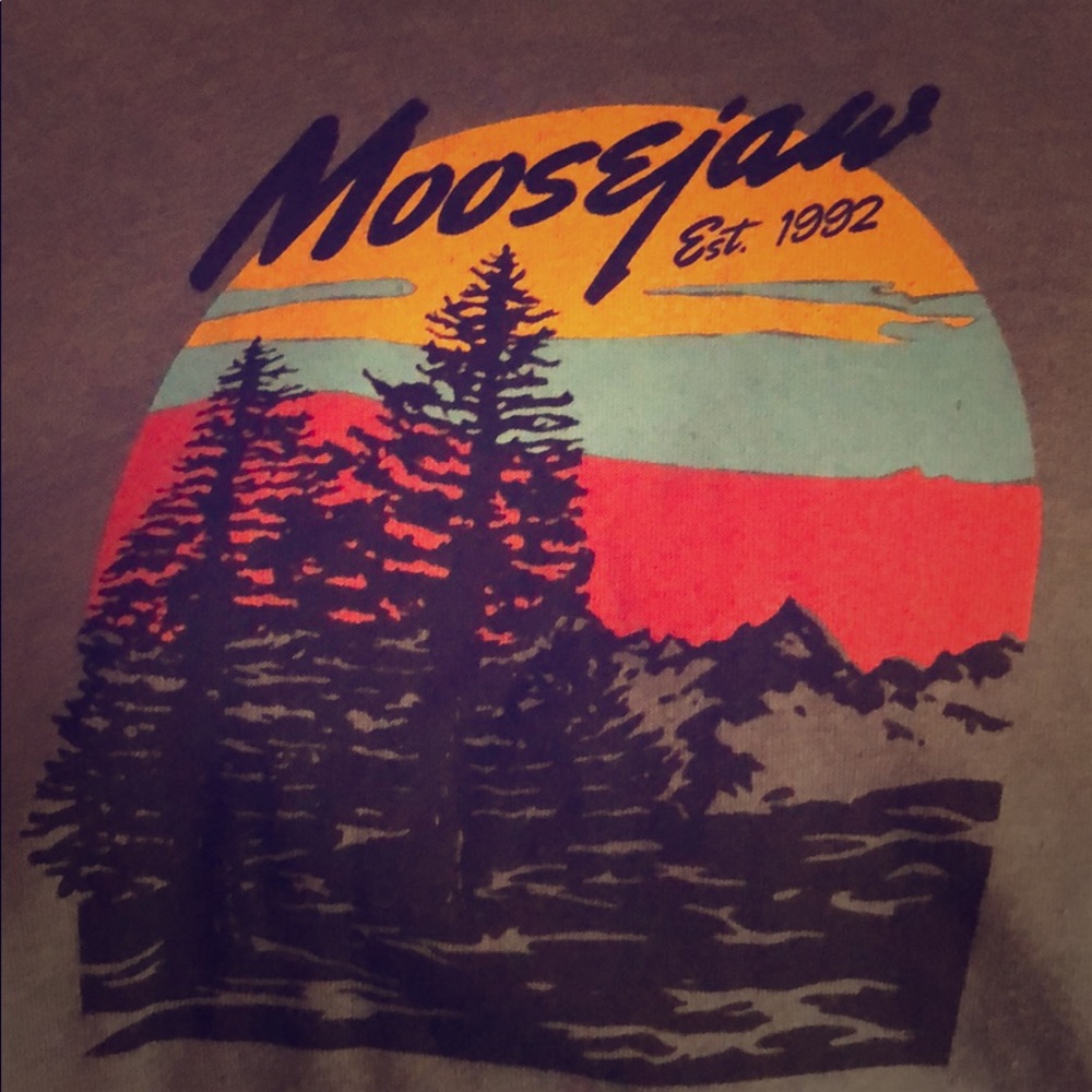 Moosejaw unisex pullover hooded sweatshirt